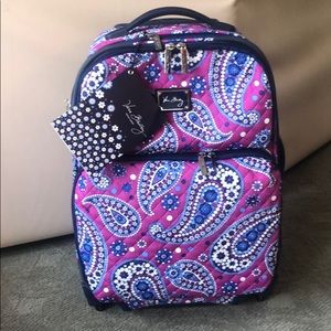 Vera Bradley “Boysenberry” 22” Spinner Luggage